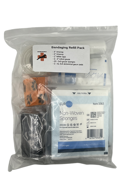 K9 First aid refill kit