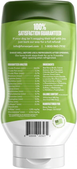 Furvor 16oz mobility bone broth